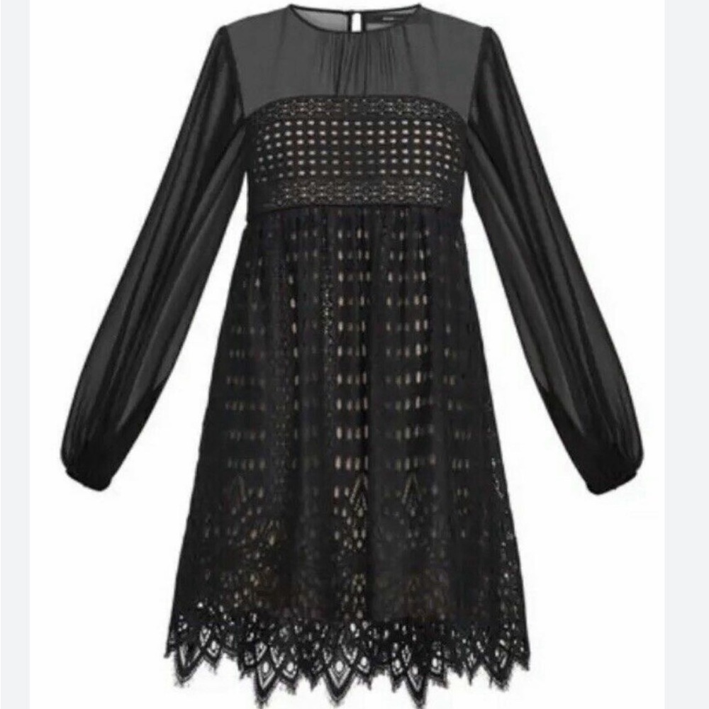 NWT BCNGMaxazria luann long sleve Dress S
